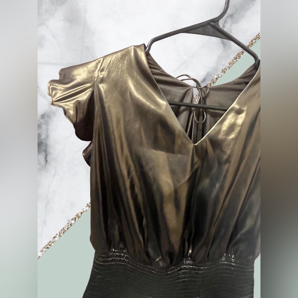 Nine West Metallic Blouse